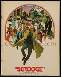 5h674 SCROOGE souvenir program book '71 Albert Finney as Ebenezer Scrooge, Charles Dickens
