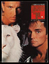 5h683 SIEGFRIED & ROY stage show souvenir program book '91 performing at The Mirage in Las Vegas!