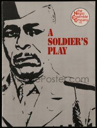 5h686 SOLDIER'S PLAY stage play souvenir program book '83 performed by the Negro Ensemble Company!