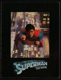 5h709 SUPERMAN souvenir program book '78 comic book hero Christopher Reeve, Gene Hackman, Brando