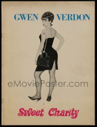 5h711 SWEET CHARITY stage play souvenir program book '66 Gwen Verdon in Neil Simon's Broadway play!