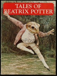 5h714 TALES OF BEATRIX POTTER English souvenir program book '71 Peter Rabbit & fantasy animals!