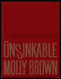 5h735 UNSINKABLE MOLLY BROWN souvenir program book '64 Debbie Reynolds as famous Titanic survivor!