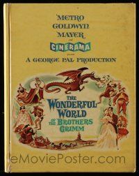 5h753 WONDERFUL WORLD OF THE BROTHERS GRIMM hardcover souvenir program book '62 George Pal, Cinerama