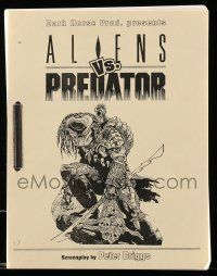 5h759 ALIENS VS. PREDATOR script copy '00s you can see exactly how the original script was written!