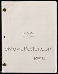 5h782 FAR FROM HEAVEN script copy '00s you can see exactly how the original script was written!
