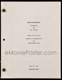 5h788 GODS & MONSTERS script copy '00s you can see exactly how the original script was written!