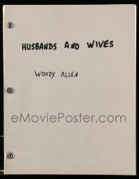 5h793 HUSBANDS & WIVES script copy '00s you can see exactly how the original script was written!