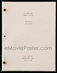 5h814 MY THREE SONS TV script copy '00s you can see exactly how the original script was written!