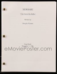 5h816 NEWHART TV script copy '00s you can see exactly how the original script was written!