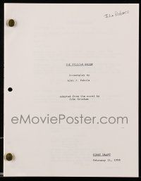 5h820 PELICAN BRIEF script copy '00s you can see exactly how the original script was written!