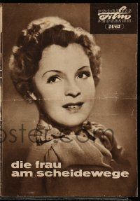 5h149 DIE FRAU AM SCHEIDEWEGE East German program '38 screenplay by Thea von Harbou after divorce!