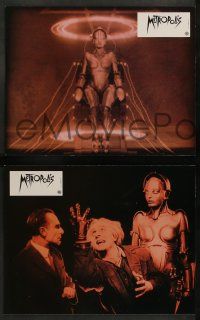 5h028 METROPOLIS 10 French LCs R84 Brigitte Helm as the gynoid Maria, Fritz Lang, the best scenes!