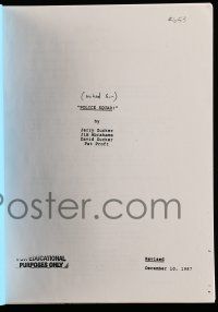 5h815 NAKED GUN script copy '00s you can see exactly how the original script was written!