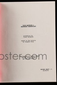 5h828 SHAWSHANK REDEMPTION script copy '00s you can see exactly how the original script was written!
