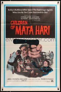 5j217 CHILDREN OF MATA HARI int'l 1sh '70 ruthless killer spies who live by the code succeed or die