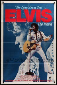 5j345 ELVIS int'l 1sh '79 Kurt Russell as Presley, directed by John Carpenter, rock & roll!
