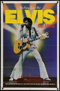 5j346 ELVIS style C int'l 1sh '79 Kurt Russell as Presley, directed by John Carpenter, rock & roll!