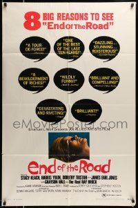 5j352 END OF THE ROAD 1sh '70 Stacy Keach, James Earl Jones, psychology sexploitation!