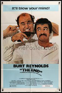 5j351 END style A 1sh '78 Dom DeLuise watching Burt Reynolds shoot himself!