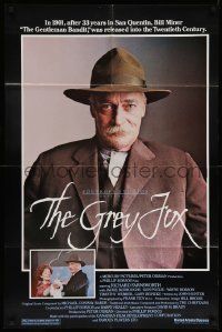 5j461 GREY FOX 1sh '81 Richard Farnsworth as gentleman bandit, western!