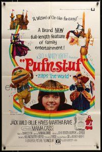 5j731 PUFNSTUF 1sh '70 Sid & Marty Krofft musical, wacky images of characters!