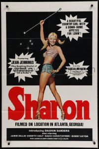 5j788 SHARON 1sh '72 Jena Jennings, Sharon Sanders, country girl sex!