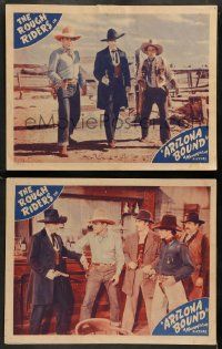 5k890 ARIZONA BOUND 2 LCs '42 cool images of cowboys Buck Jones, Tim McCoy!