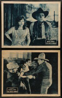 5k904 CIRCUS COWBOY 2 LCs '24 great images of Buck Jones, Marian Nixon, directed by William Wellman