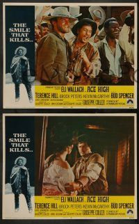 5k029 ACE HIGH 8 LCs '69 Eli Wallach, Terence Hill, Brock Peters, spaghetti western!