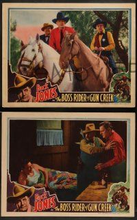 5k714 BOSS RIDER OF GUN CREEK 5 LCs '36 great images of western cowboy Buck Jones and more!