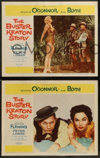 5k088 BUSTER KEATON STORY 8 LCs '57 wacky images of Donald O'Connor & Ann Blyth!