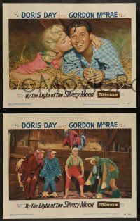 5k089 BY THE LIGHT OF THE SILVERY MOON 8 LCs '53 gorgeous Doris Day, Gordon McRae, musical!