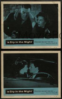 5k120 CRY IN THE NIGHT 8 LCs '56 how did nice 18 year-old Natalie Wood fall so far!