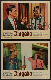 5k135 DINGAKA 8 LCs '65 Jamie Uys, Stanley Baker, Juliet Prowse, South African native tribe!