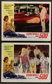 5k161 FIREBALL 500 8 int'l LCs '66 Frankie Avalon & sexy Annette Funicello, stock car racing images