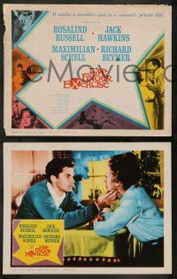 5k164 FIVE FINGER EXERCISE 8 LCs '62 Rosalind Russell, Jack Hawkins, Maximilian Schell