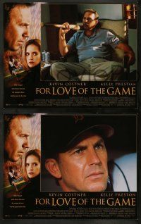 5k170 FOR LOVE OF THE GAME 8 LCs '99 Sam Raimi, great images of baseball pitcher Kevin Costner!