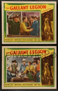 5k835 GALLANT LEGION 3 LCs '48 cowboy Wild Bill Elliott, Bruce Cabot, Adele Mara, Jack Holt!