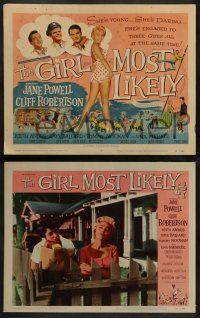 5k181 GIRL MOST LIKELY 8 LCs '57 many wonderful images mostly of gorgeous Jane Powell!