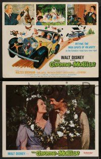 5k016 GNOME-MOBILE 9 LCs '67 Walt Disney fantasy, art of Walter Brennan & lots of little people!