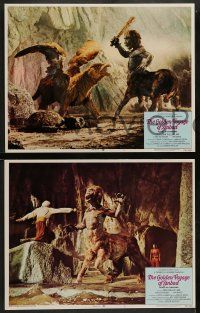 5k190 GOLDEN VOYAGE OF SINBAD 8 LCs '73 Ray Harryhausen, cool fantasy special effects images!