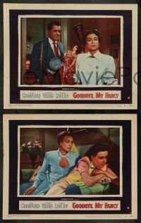 5k193 GOODBYE MY FANCY 8 LCs '51 gorgeous Joan Crawford, Robert Young, Eve Arden, Frank Lovejoy!