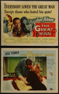 5k197 GREAT MAN 8 LCs '57 Jose Ferrer exposes a great fake, Keenan Wynn!