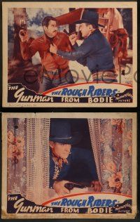 5k679 GUNMAN FROM BODIE 6 LCs '41 cool images of cowboys Buck Jones, Tim McCoy & Raymond Hatton!