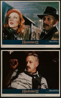5k219 HAMMETT 8 LCs '82 Wim Wenders directed, Frederic Forrest, Marilu Henner!
