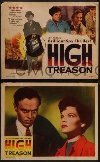 5k240 HIGH TREASON 8 LCs '52 Roy Boulting's brilliant Communist spy thriller!