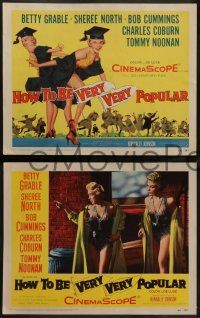 5k250 HOW TO BE VERY, VERY POPULAR 8 LCs '55 Betty Grable & Sheree North, Charles Coburn!