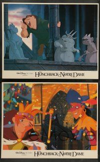 5k772 HUNCHBACK OF NOTRE DAME 4 LCs '96 Walt Disney cartoon from Victor Hugo's novel!