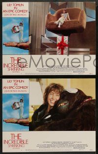 5k261 INCREDIBLE SHRINKING WOMAN 8 LCs '80 Joel Schumacher directed, Lily Tomlin, Charles Grodin!